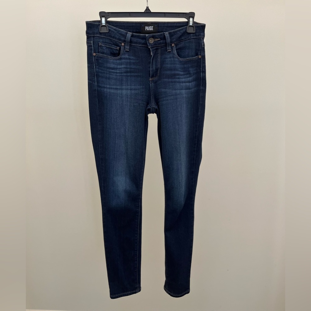 PAIGE Women's Deep Indigo Verdugo Skinny Jeans
